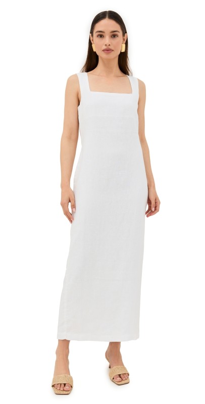 POSSE Alice Midi Dress Ivory