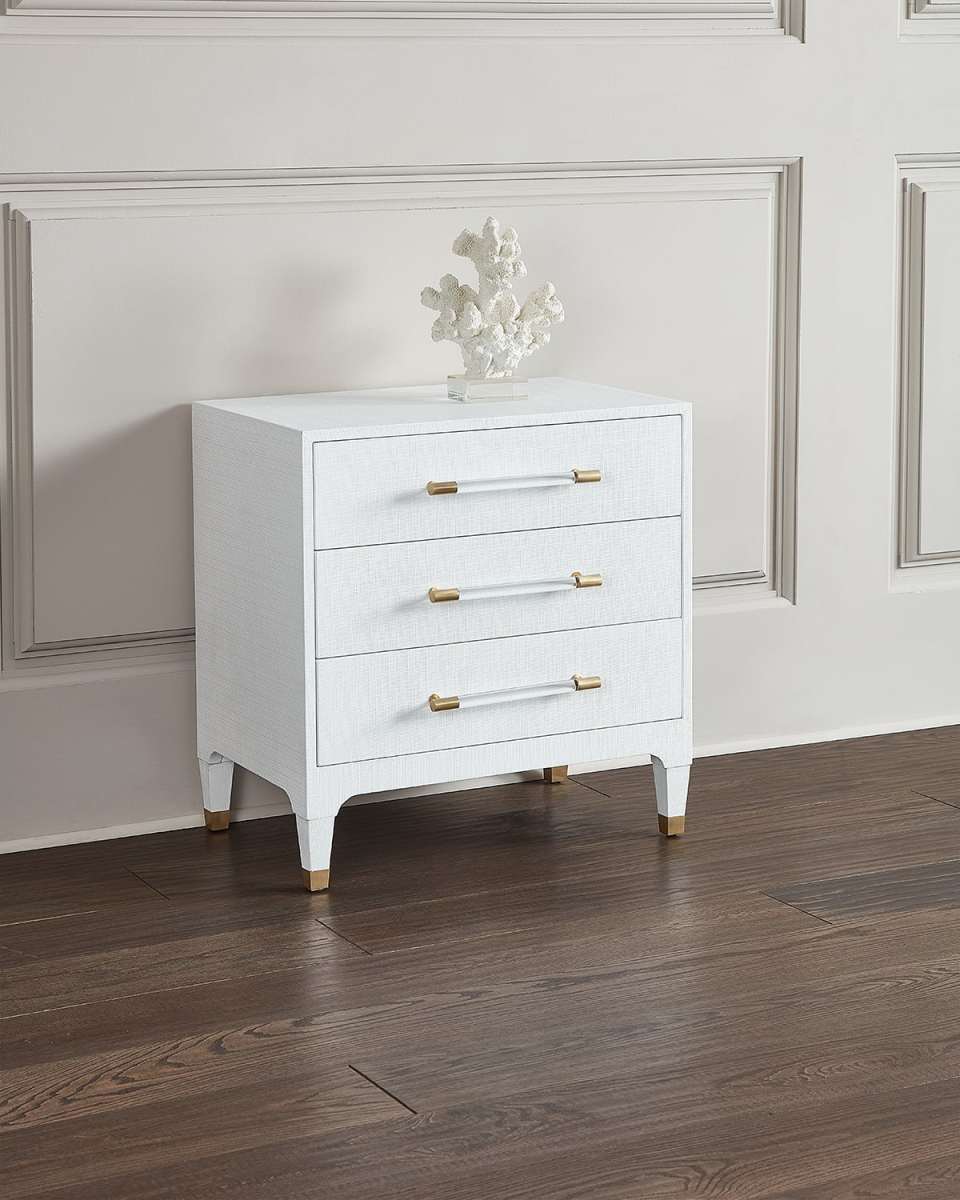 Granada Faux Shagreen Side Table