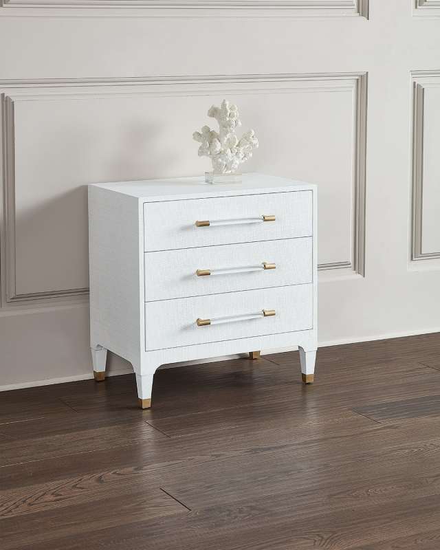 Granada Faux Shagreen Side Table
