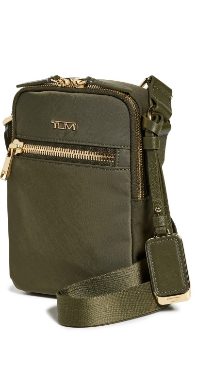 TUMI Persia Crossbody Bag Oliv