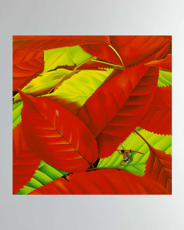 "Feuille Rouge" Fine Art Print