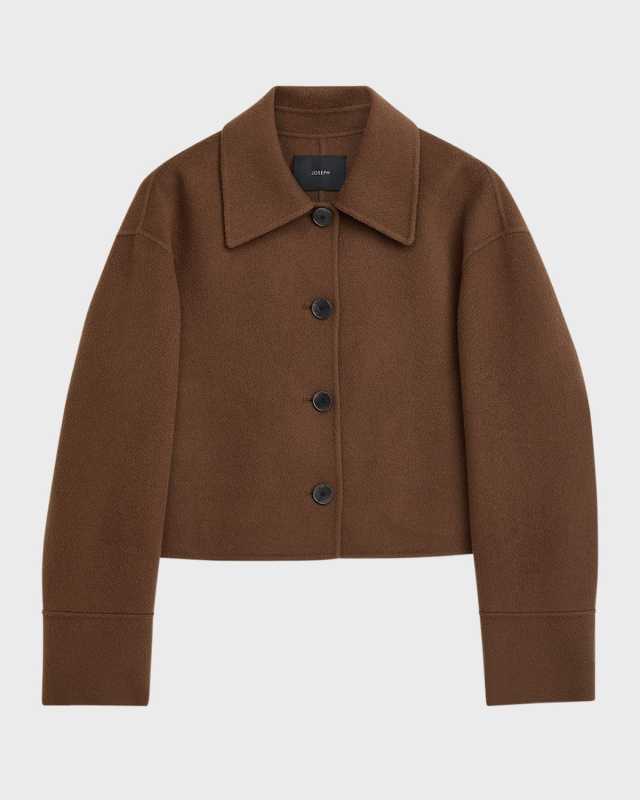 Gerrard Cropped Double-Face Jacket