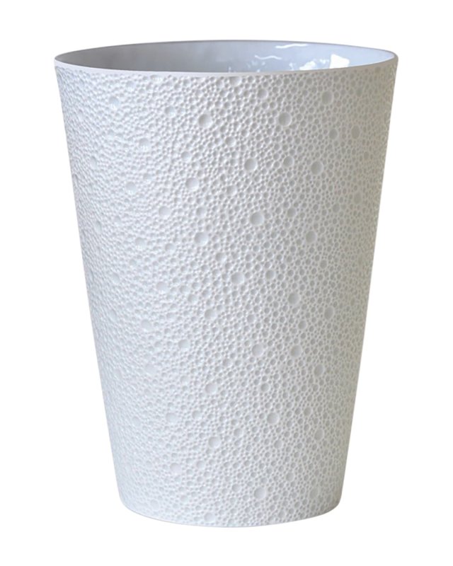Ecume White Vase