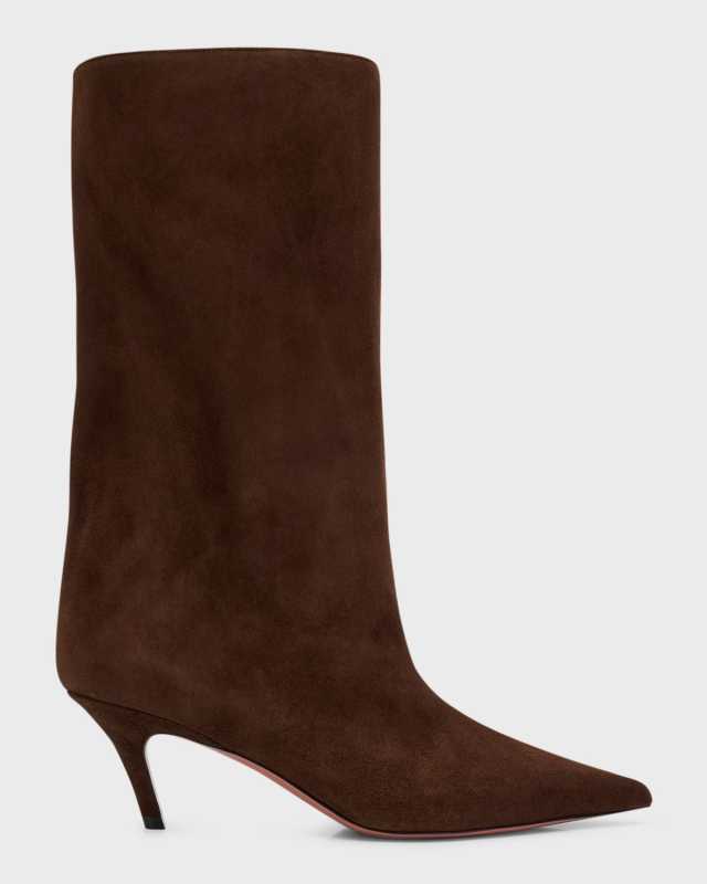 Fiona Suede Stiletto Mid Boots