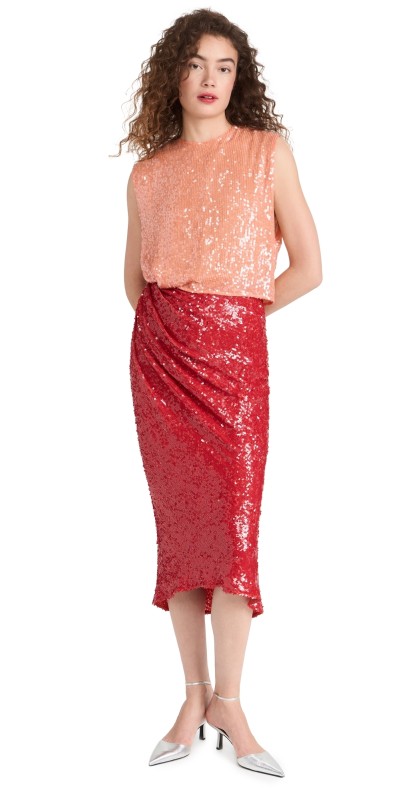 Rachel Comey Rini Dress Red Multi