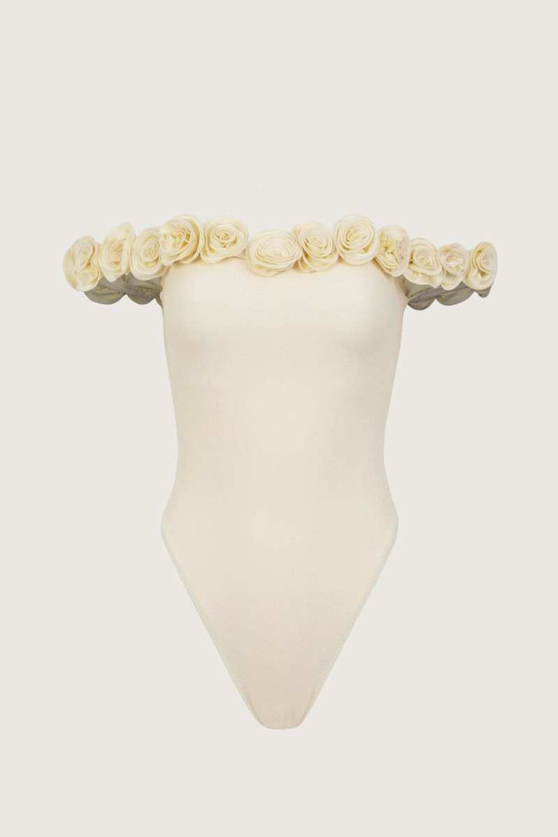 SAME ROSETTE OFF SHOULDER ONE PIECE