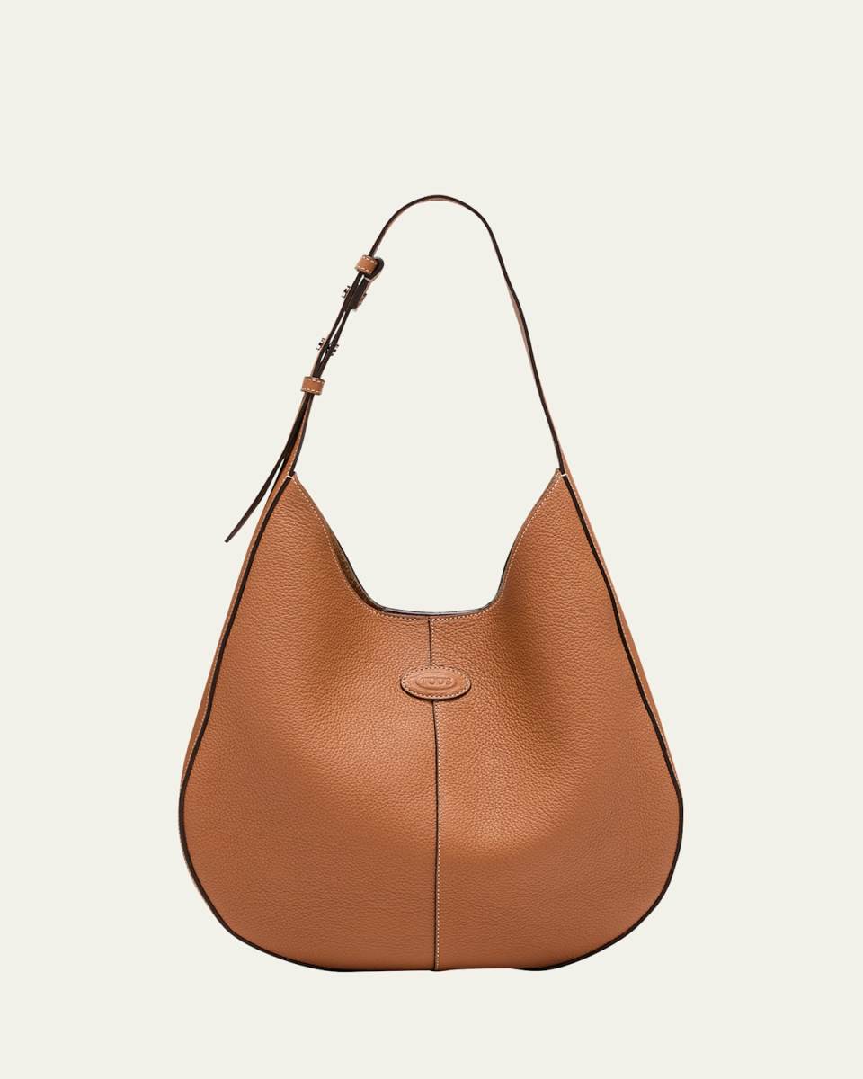 Small Leather Di Hobo Bag