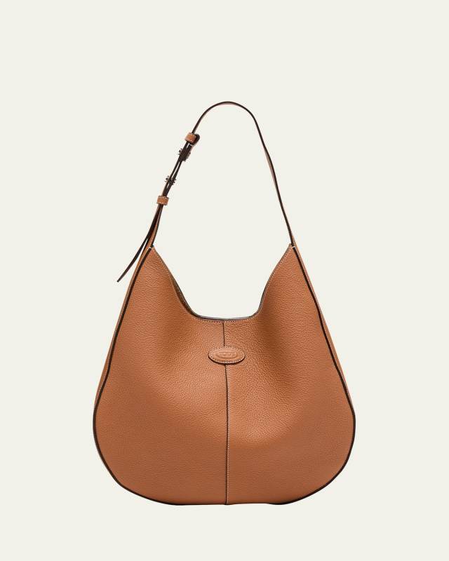 Small Leather Di Hobo Bag