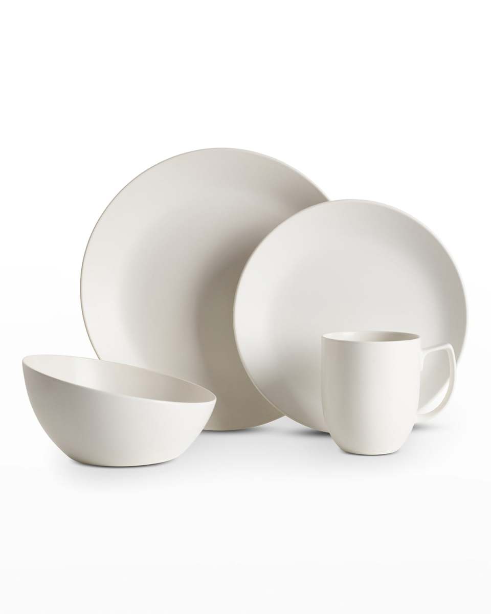 4-Piece Place Setting, Starry White