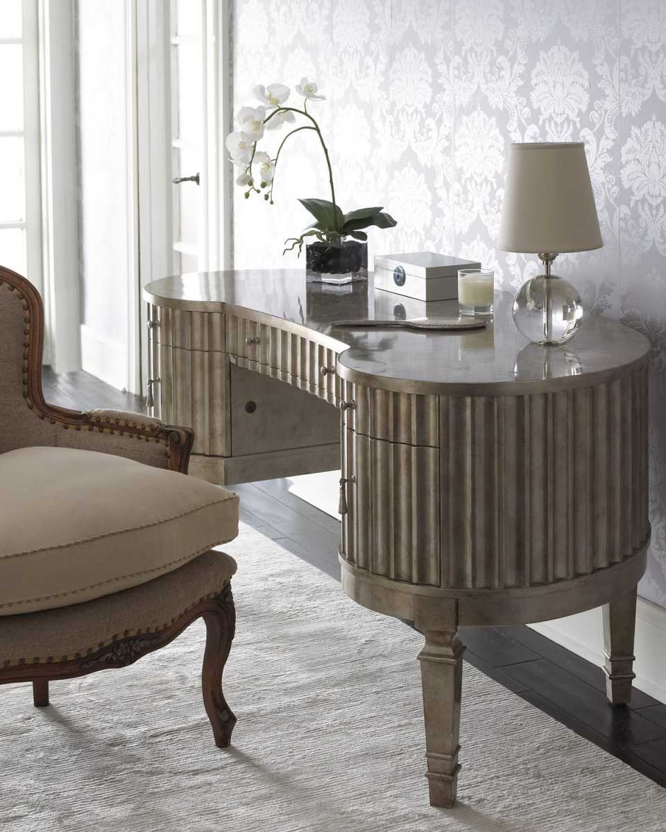 Fluted Kidney Desk