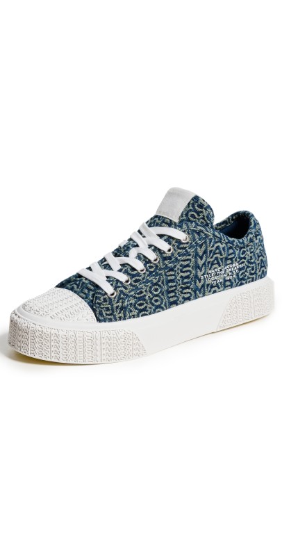 Marc Jacobs The Sneakers Sun Faded Denim