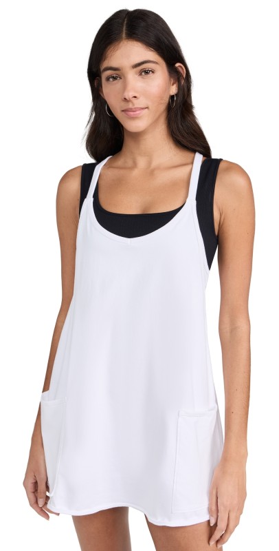 FP Movement Hot Shot Mini Dress White