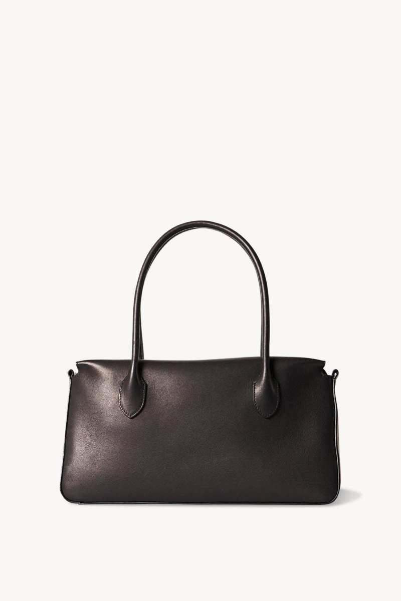 The Row E/W Top Handle Bag in Leather