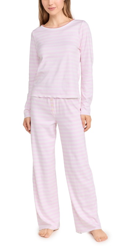 Cozyland by Morgan Lane Ellie PJ Set Candy Cane