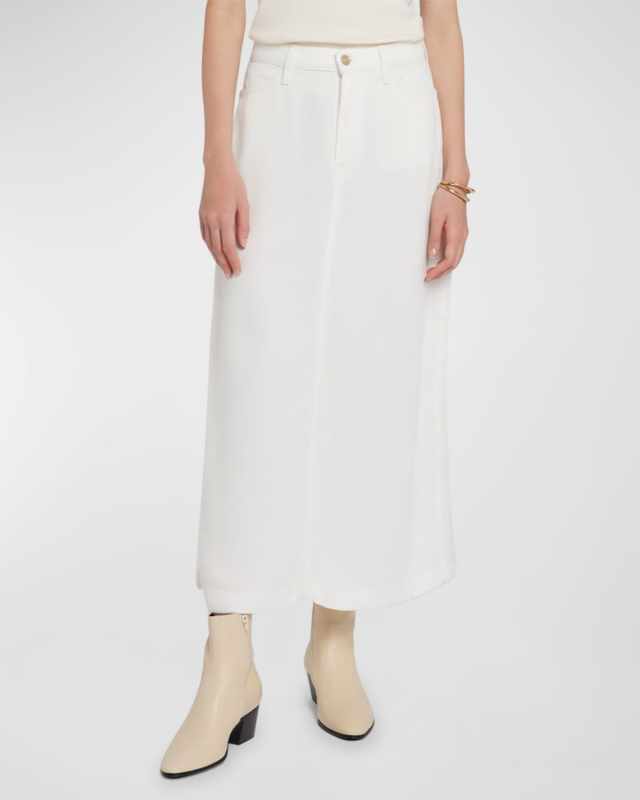 Denim Midi Skirt