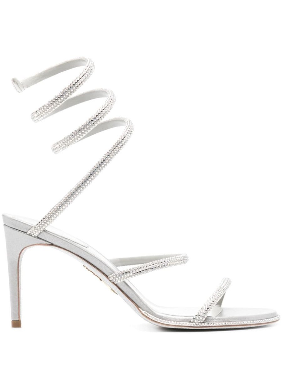 Cleo 80mm rhinestone-embellished sandals