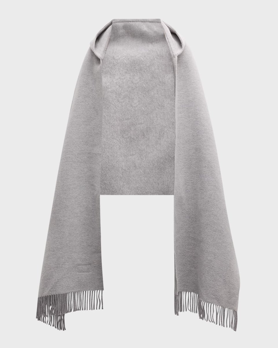Cashmere Scarf With Hood