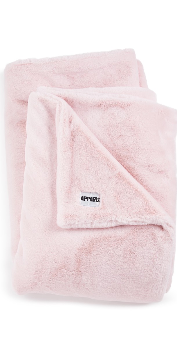 Apparis Brady Blanket Blush One Size