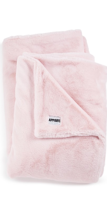Apparis Brady Blanket Blush One Size