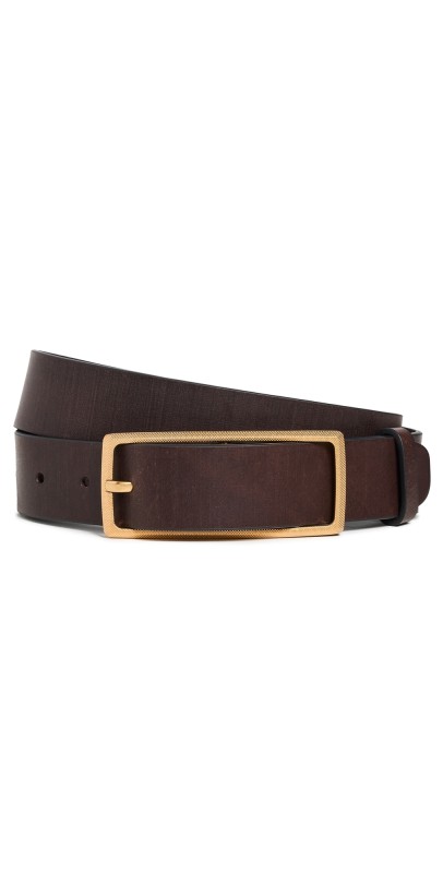 rag & bone Rebound Belt Dark Espresso