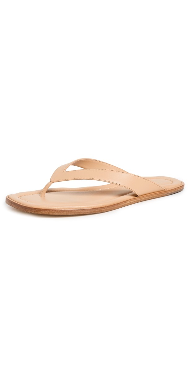 STAUD Dante Thong Slides Porcini