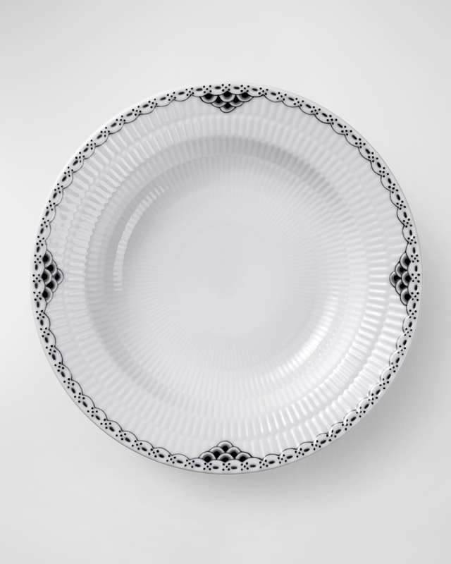 Black Lace Deep Plate