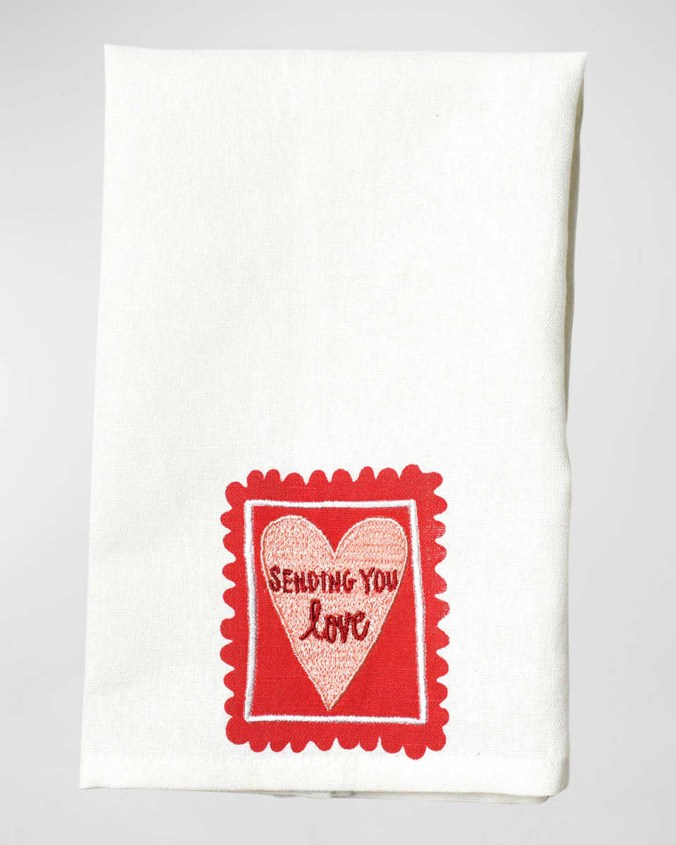 Stamp of Love Hand Towel, Medium