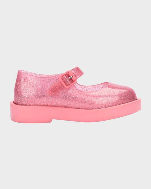 Girl's Lola Glitter Mary Jane Shoes, Baby