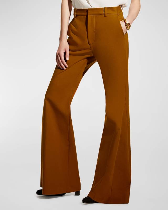 Penelope Mid-Rise Flare Pants