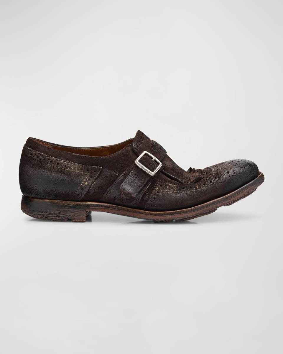 Shanghai Leather Monk Oxford Loafers