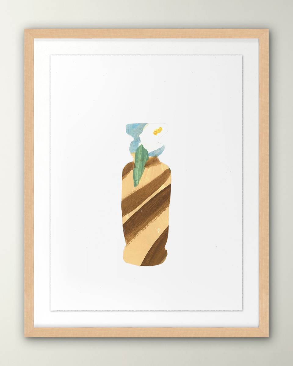 Floral Ginger Jar 2' Digital Print Wall Art by Katie Re Scheidt