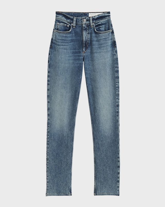 Wren High Rise Slim Straight Jeans