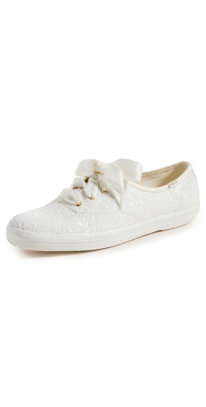 Keds Champion Celebration Sequins Sneakers Off White