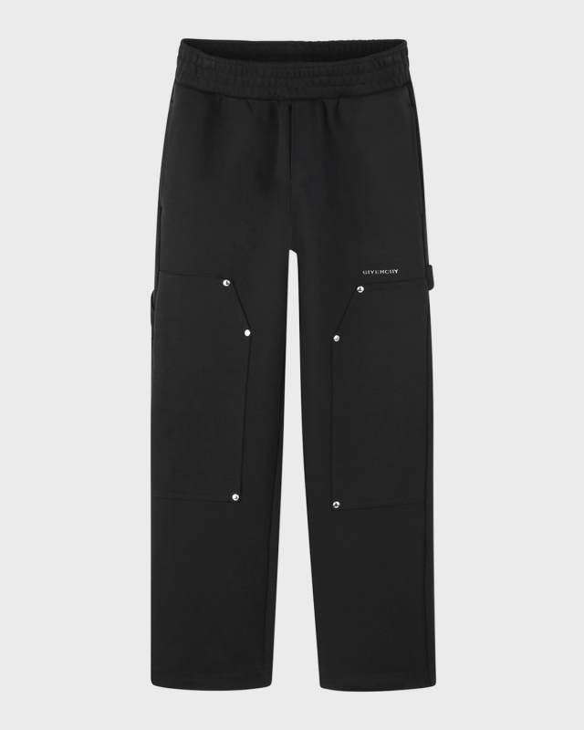 Boy's Logo-Print Joggers, Size 8-14