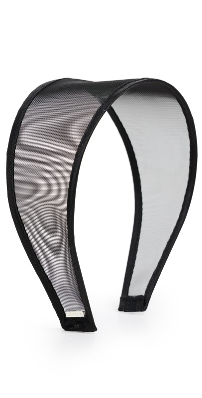 LELET NY Giselle Wide Sheer Headband Black