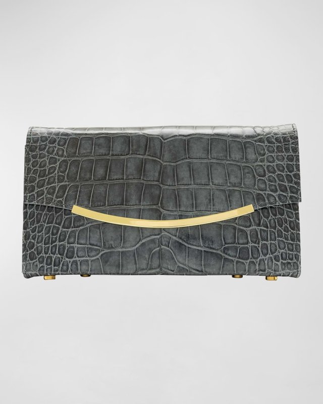 Alligator Evening Clutch Bag