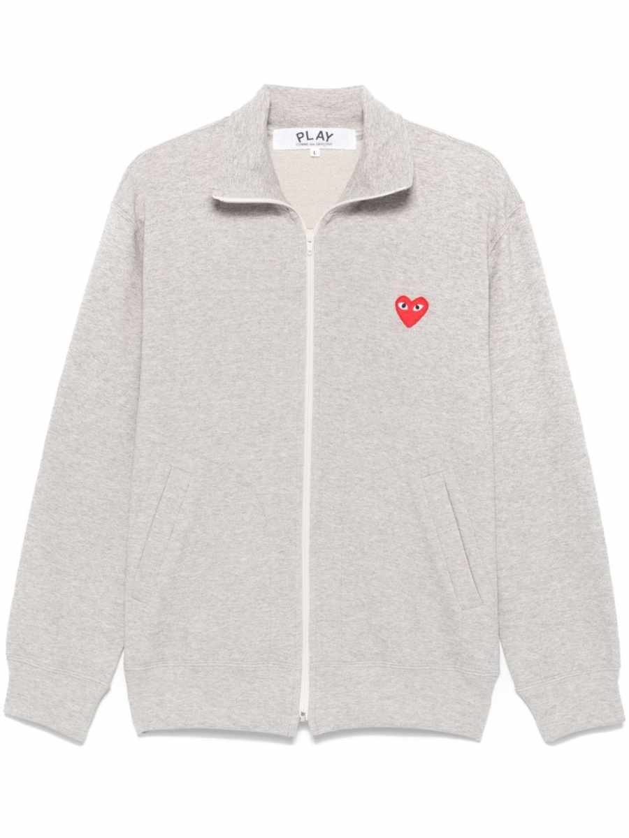 heart-patch sweatshirt