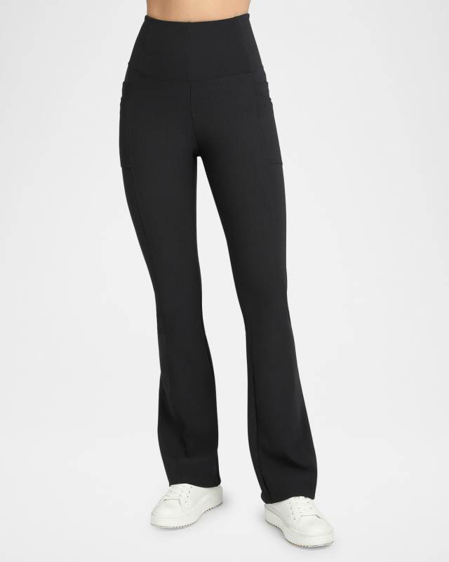 Directional Rib Bootcut Pants