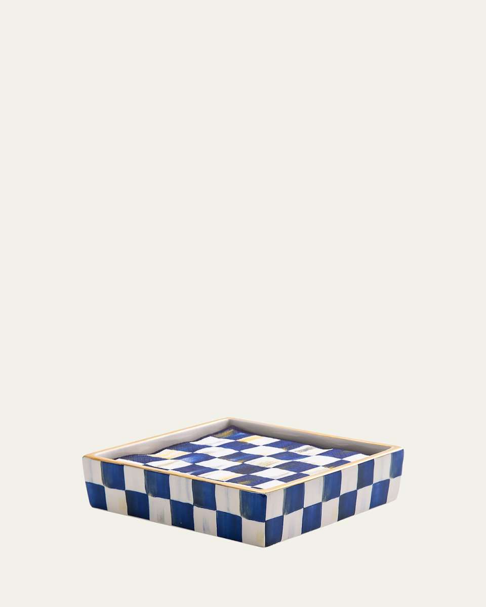 Royal Check Cocktail Napkin Holder