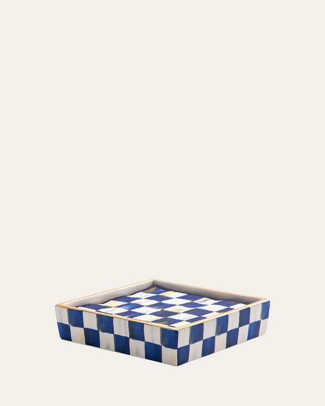 Royal Check Cocktail Napkin Holder
