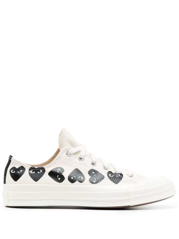 x Converse Chuck 70 Multi Heart canvas sneakers