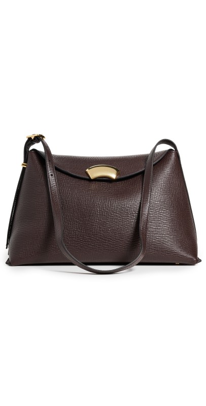 3.1 Phillip Lim ID Soft Shoulder Bag Dk Chocolat