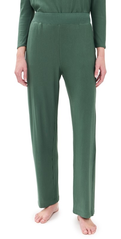 Eberjey Softest Sweats Straight Pants Spruce