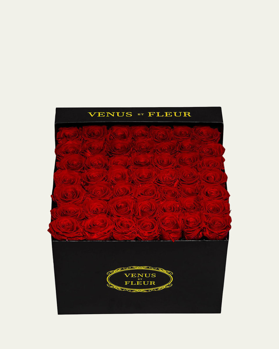 Classic Large Square Rose Box