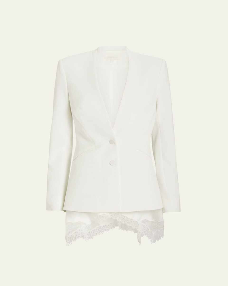 Crepe Combo Basque Jacket