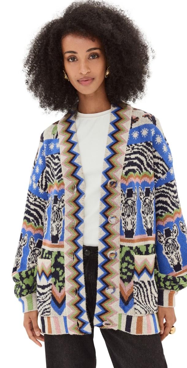 FARM Rio Zebra Ainika Cardigan Zebra Ainika