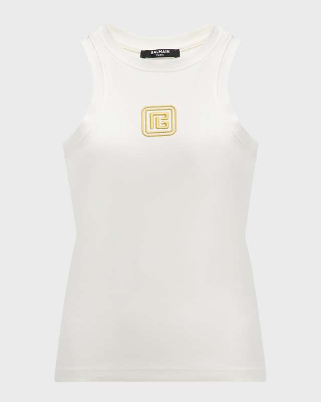 Retro Logo Stretch Tank Top