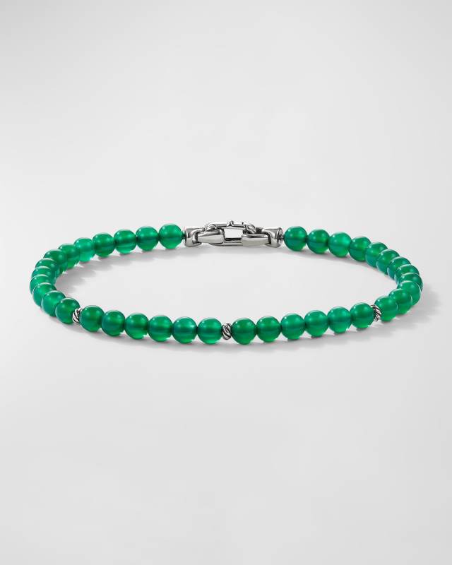 Spiritual Bead Bracelet with Green Onyx