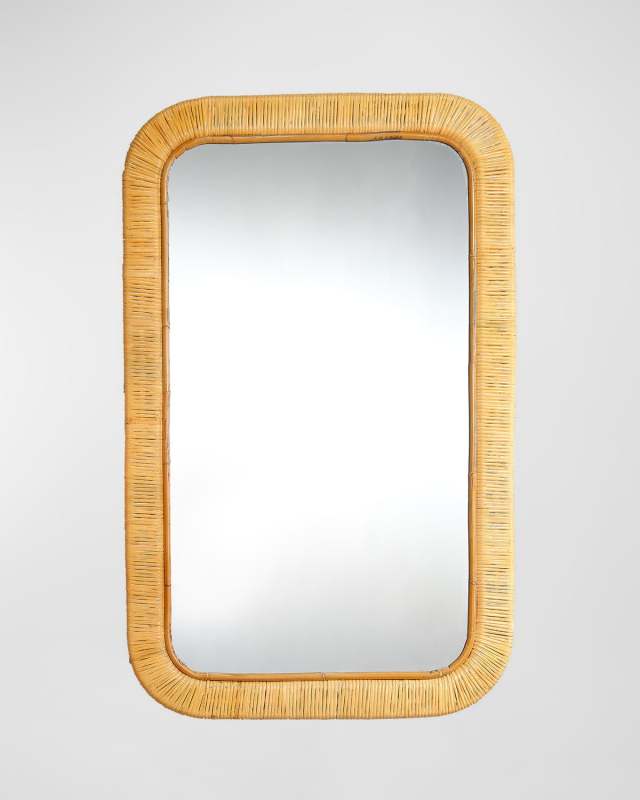 Kai Rectangle Rattan Mirror