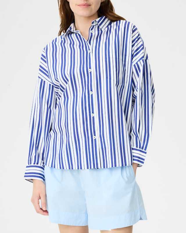 Chiara Striped Long-Sleeve Shirt